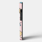 パステル葉ピンク Case-Mate iPhoneケース (裏面 / 左)