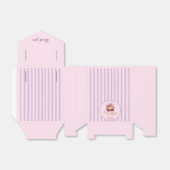 パステル薄紫リトルカンプキンベビーシャワー フェイバーボックス (折り畳みなし)