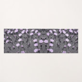 パステル薄紫ワイルドフラワー ヨガマット (正面(横))