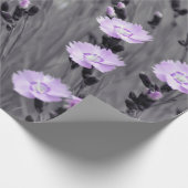 パステル薄紫ワイルドフラワー ラッピングペーパー (角)