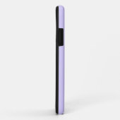 パステル薄紫無地のカラーミニマリストのパーソナライズ Case-Mate iPhoneケース (裏面/右)