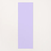 パステル薄紫無地のカラー |クラシック |エレガント | ヨガマット (正面)