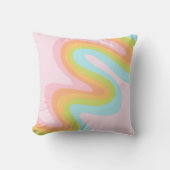 パステル虹の角 クッション (正面)