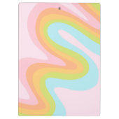 パステル虹の角 クリップボード (裏面)