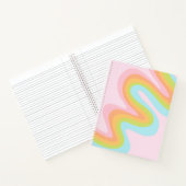 パステル虹の角 ノートブック (内部)