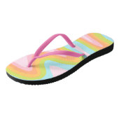 パステル虹の角 ビーチサンダル (アングル)