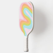 パステル虹の角 ピックルボールラケット (左)