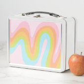 パステル虹の角 メタルランチボックス (インサイチュ)