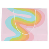 パステル虹の角 ラージペーパーバッグ (裏面)