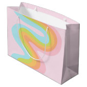 パステル虹の角 ラージペーパーバッグ (裏面アングル)