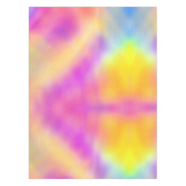 パステル虹色グラデカラフルーションデザイン テーブルクロス