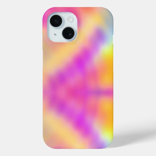 パステル虹色グラデカラフルーションデザイン Case-Mate iPhoneケース (裏面)