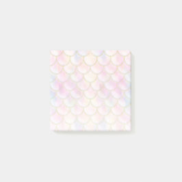 パステル虹色マーメイドパタはかりで測ーン ポストイット