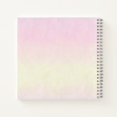 パステル蝶エレガントベビーシャワーゲストブック ノートブック (裏面)