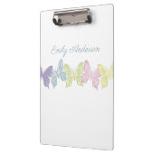 パステル蝶クリップボード クリップボード (左)