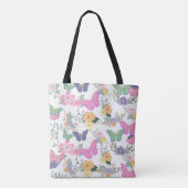 パステル蝶トート トートバッグ (裏面)