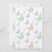 パステル蝶結婚ズ 招待状 (裏面)