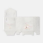 パステル蝶結婚式の引き出物ボックス フェイバーボックス (折り畳みなし)