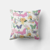 パステル蝶装飾用クッション クッション (裏面)