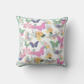 パステル蝶装飾用クッション クッション (正面)