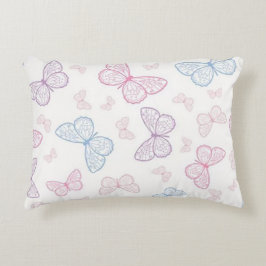 パステル蝶 アクセントクッション