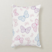 パステル蝶 アクセントクッション (正面(垂直))