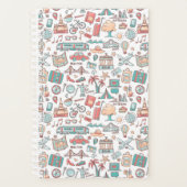 パステル観光客パターン プランナー手帳 (正面)