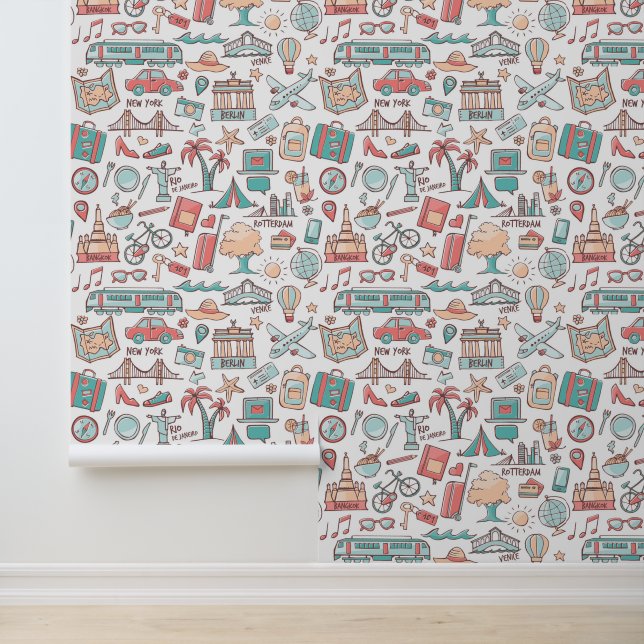 パステル観光客パターン 壁紙 (アプリケーション)