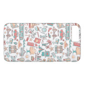 パステル観光客パターン Case-Mate iPhoneケース (裏面(横))