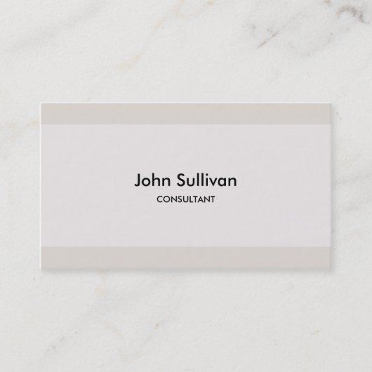 パステル調のシンプルな標準的な名刺のデザイン 名刺 (正面)