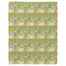 パステル調のハンマーの大きいフリースブランケット