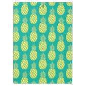 パステル調のパイナップル|モノグラム クリップボード (裏面)