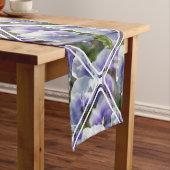 パステル調のパンジー ショートテーブルランナー (インサイチュ)