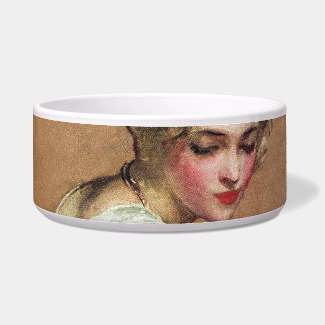 パステル調のポートレート ボウル (正面)