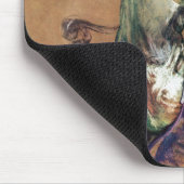 パステル調のポートレート マウスパッド (コーナー)