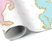 パステル調のユニコーンの包装紙 ラッピングペーパー (ロールコーナー)