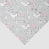 パステル調のラマパターン 薄葉紙 (詳細)