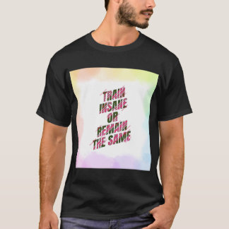 パステル調のレトロなジム・フィットネスTシャツ Tシャツ