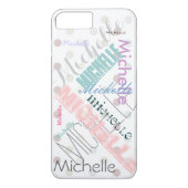 パステル調の一流の水玉模様 Case-Mate iPhoneケース (裏面)