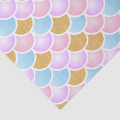 パステル調の人魚のスケール 薄葉紙 (詳細)