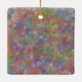 パステル調の写真フレーム セラミックオーナメント (裏面)