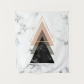 パステル調の大理石のプリントのデザイン タペストリー (正面)