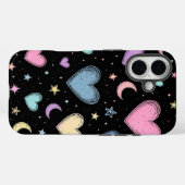 パステル調の天体ハートと星 | かわいい美意識 Case-Mate iPhoneケース (裏面 (横))