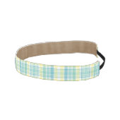 パステル調の格子縞 アスレチックヘッドバンド (右)