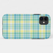 パステル調の格子縞 Case-Mate iPhoneケース (裏面(横))