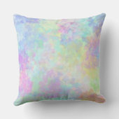 パステル調の水彩画の装飾用クッション クッション (裏面)