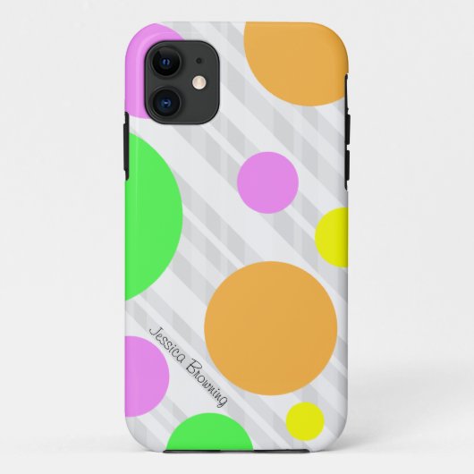 パステル調の水玉模様: iPhone 5 Case-Mate iPhoneケース (裏面)