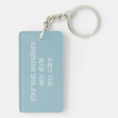 パステル調の海岸のスケッチ キーホルダー (裏面)