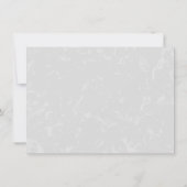 パステル調の灰色の微妙で抽象的な背景の結婚式 サンキューカード (裏面)