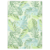 パステル調の熱帯シュロの葉 クリップボード (裏面)